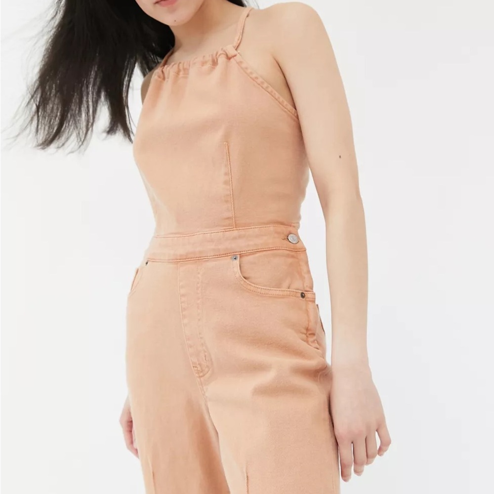 🆕 ética Cami Tie-Back Halter Jumpsuit  NWT SZ Small
